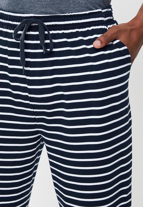 STYLE REPUBLIC - Sleep pant - navy stripe