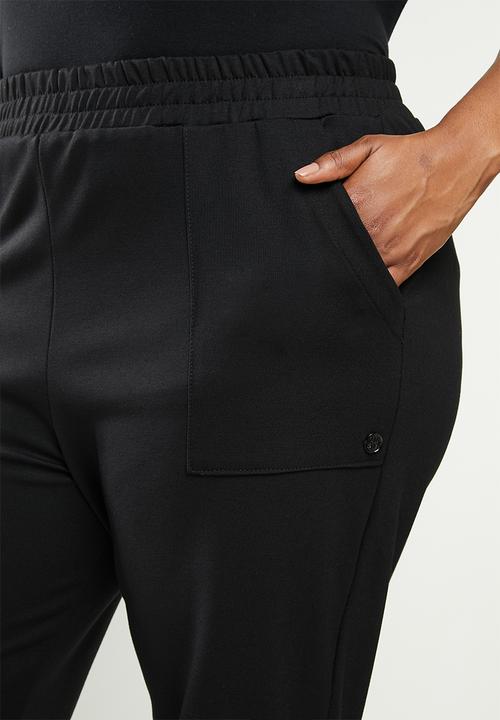 Me&B - Plus tailored jogger - black