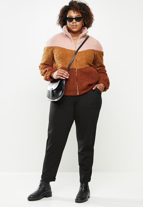 Me&B - Plus tailored jogger - black