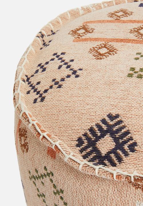 Sixth Floor - Symbol ottoman - multi