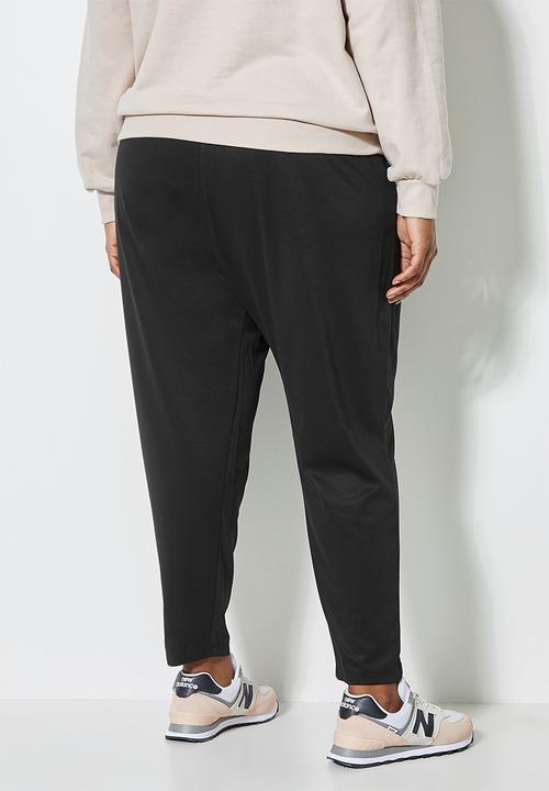 Superbalist - Premium dropped crotch jogger - black