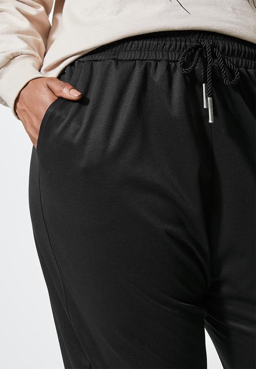 Superbalist - Premium dropped crotch jogger - black