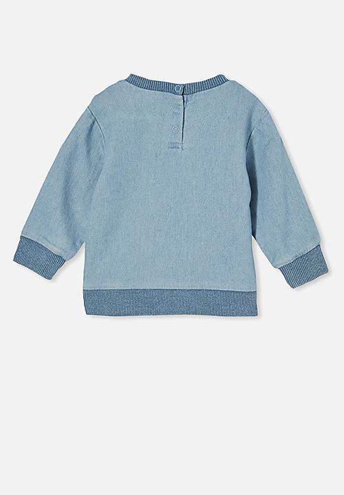 Cotton On - Billie sweater - light blue wash