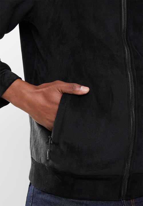 STYLE REPUBLIC - Sherpa lined hooded jacket - black