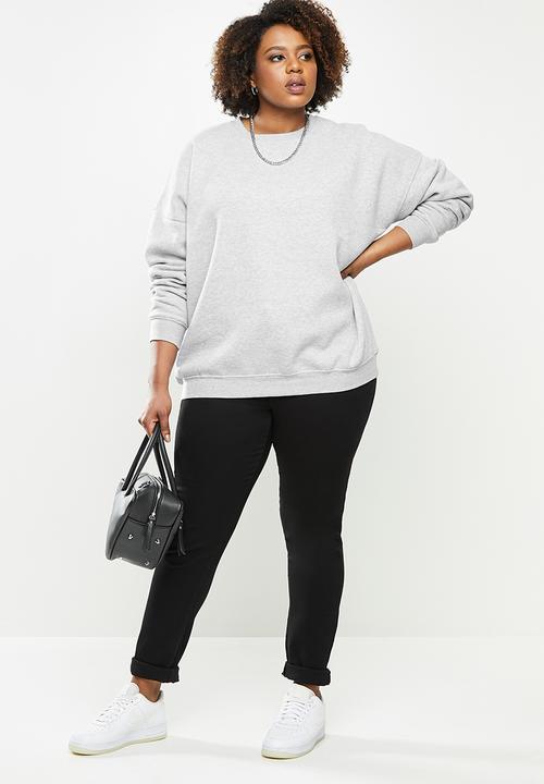 Missguided - Plus basic sweat - grey