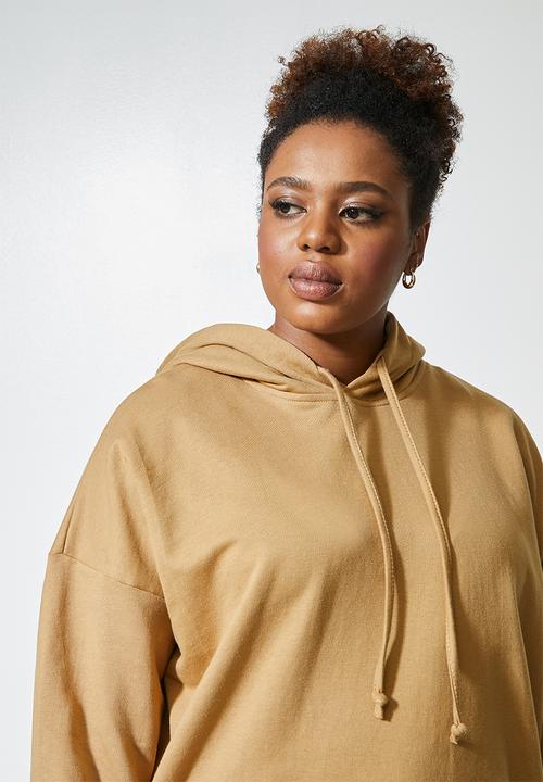 Superbalist - Longline hoodie - brown
