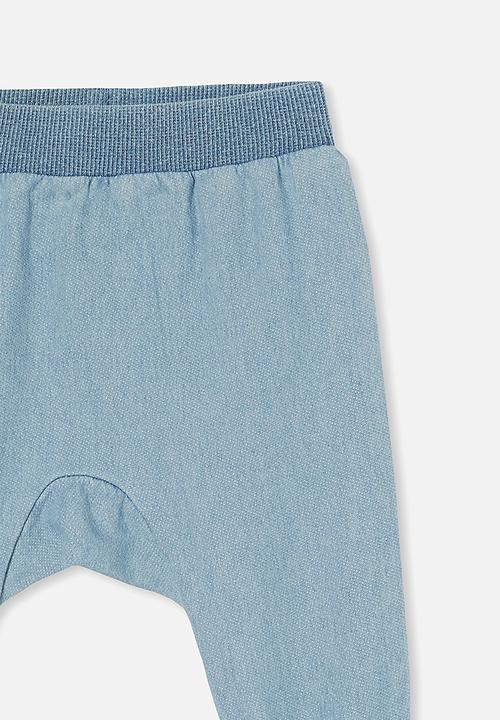 Cotton On - Charlie trackpant - light blue denim wash