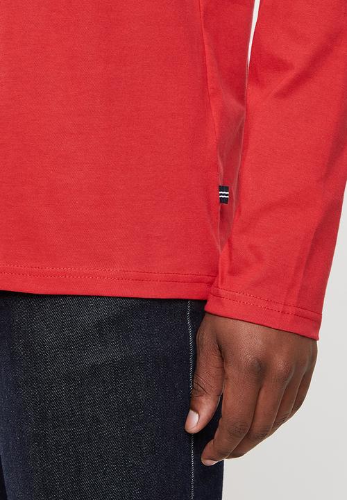 Nautica - Logo with signal flags tee - nautica red