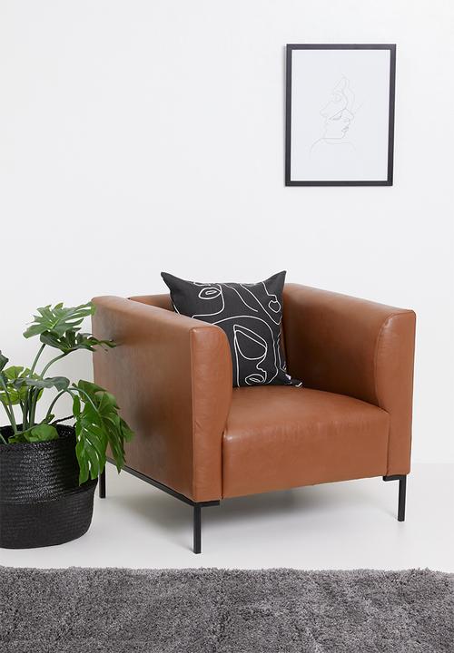 Sixth Floor - Aiden single seater - Tan PU
