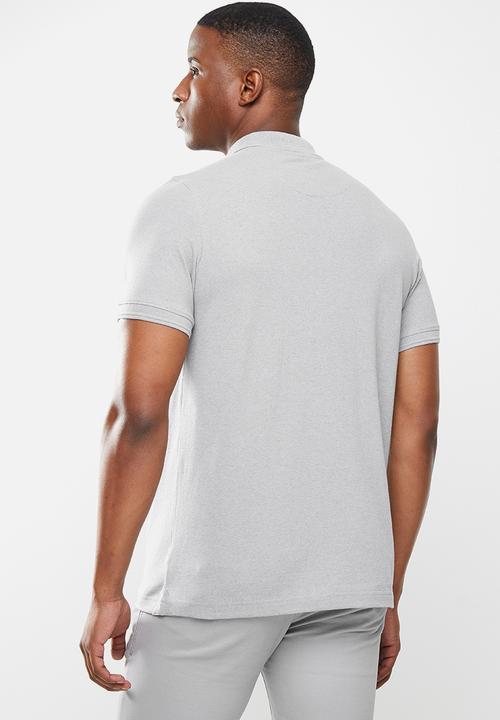 Original Penguin - Raised rib polo - rain heather