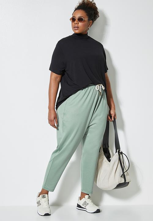 Superbalist - Premium dropped crotch jogger - sage