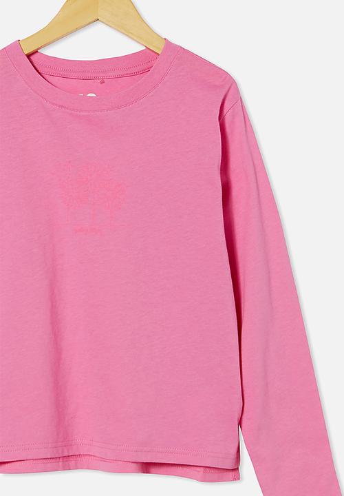 Free by Cotton On - Girls classic ls tee - pink