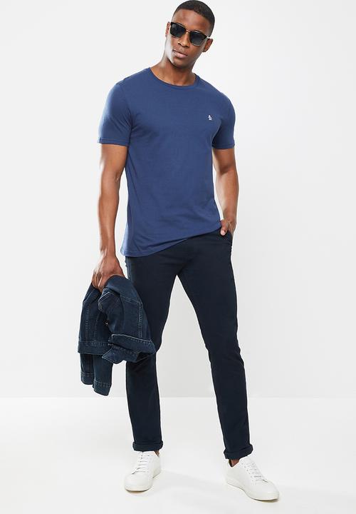 Original Penguin - Embroidered tee - dark sapphire