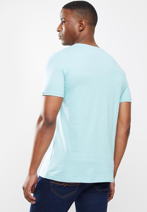 Original Penguin - Embroidered tee - oil blue