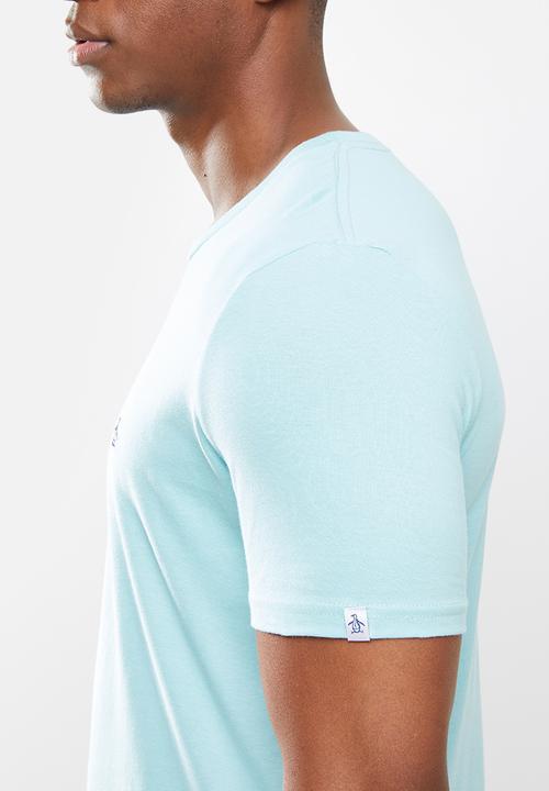 Original Penguin - Embroidered tee - oil blue