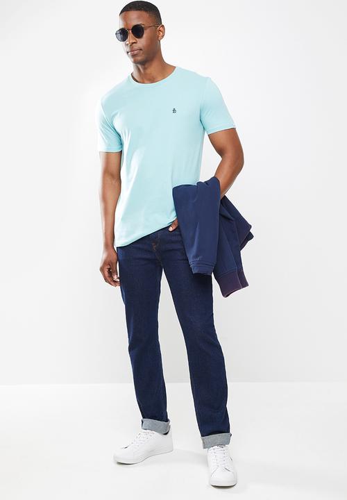 Original Penguin - Embroidered tee - oil blue