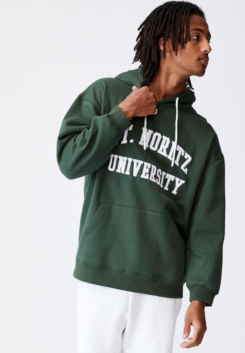 Factorie - Elite oversized hoodie - green 