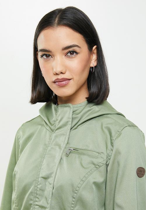 ONLY - Lorca canvas parka - green