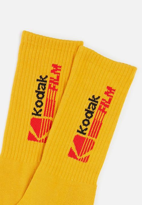 Factorie - License retro rib socks - yellow