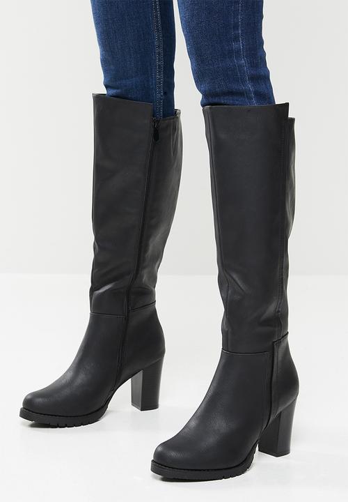 Butterfly Feet - June over the knee boot - black