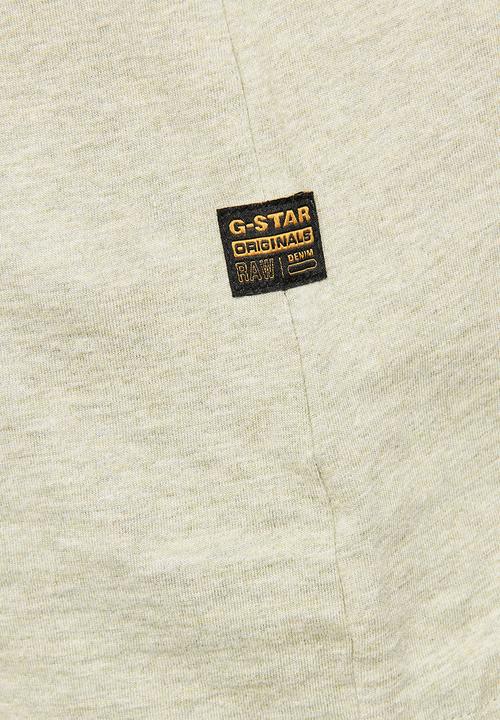 G-STAR - Base-s r s\s tee - grege green htr
