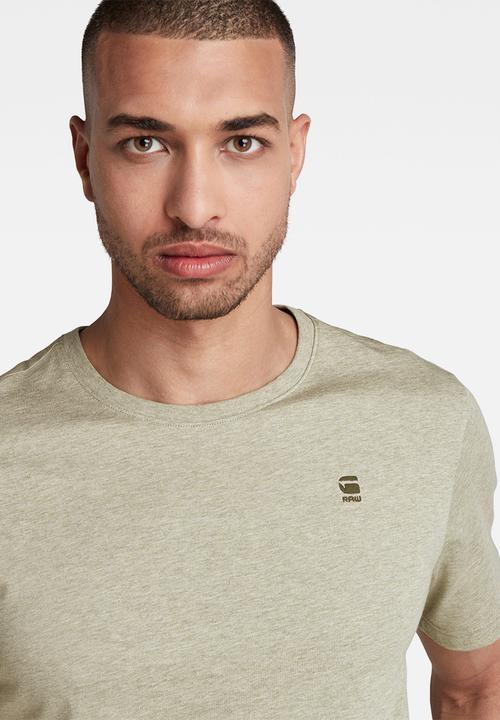 G-STAR - Base-s r s\s tee - grege green htr