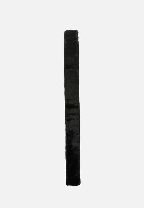 Superbalist - Faux fur scarf - black