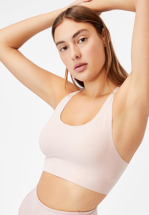 Cotton On - All day comfort crop - almond pink