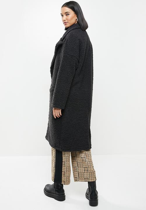 Me&B - The teddy coat - black 