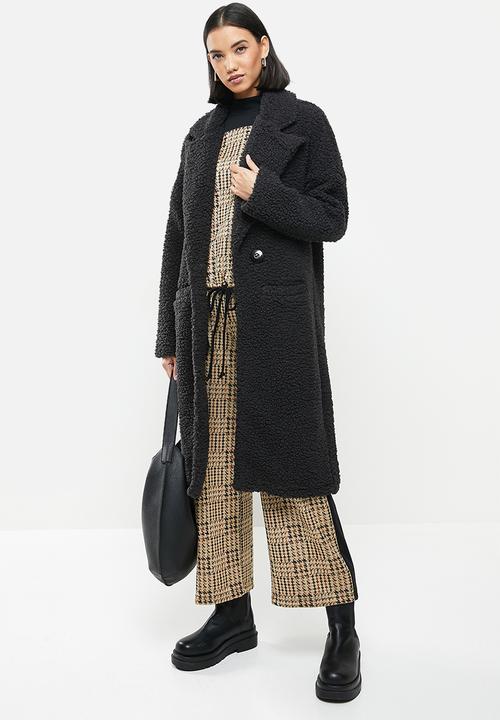 Me&B - The teddy coat - black 