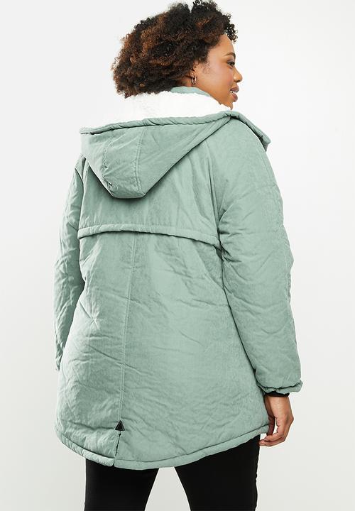 STYLE REPUBLIC PLUS - Hooded parka - sage