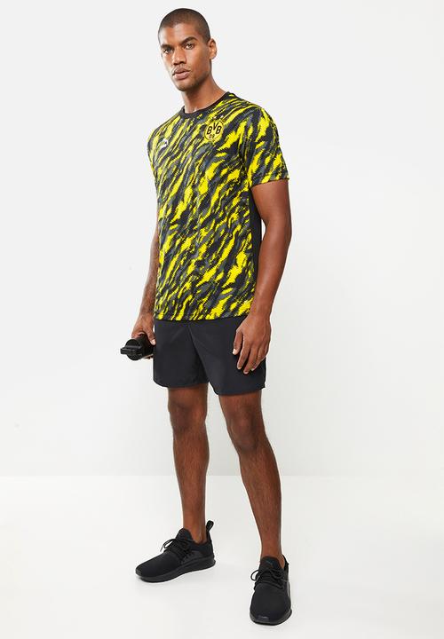PUMA - BVB iconic MCS graphic tee - black & yellow 