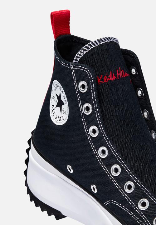 Converse - Converse X Keith Haring Run Star Hike High - black/white/red