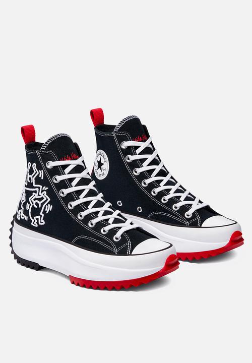 Converse - Converse X Keith Haring Run Star Hike High - black/white/red