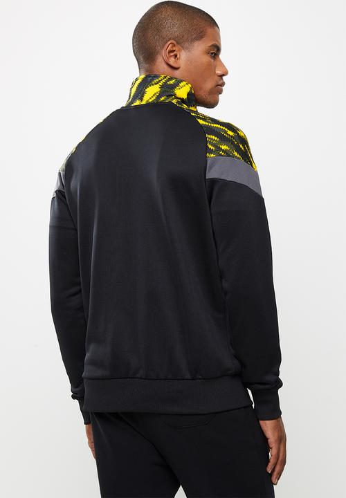 PUMA - BVB iconic MCS graphic track jacket - black & yellow 