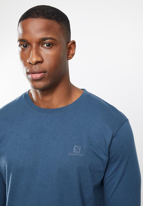 Salomon - Minimal long sleeve tee - dark denim