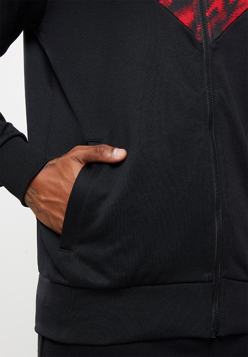PUMA - ACM iconic MCS graphic track jacket - red & black