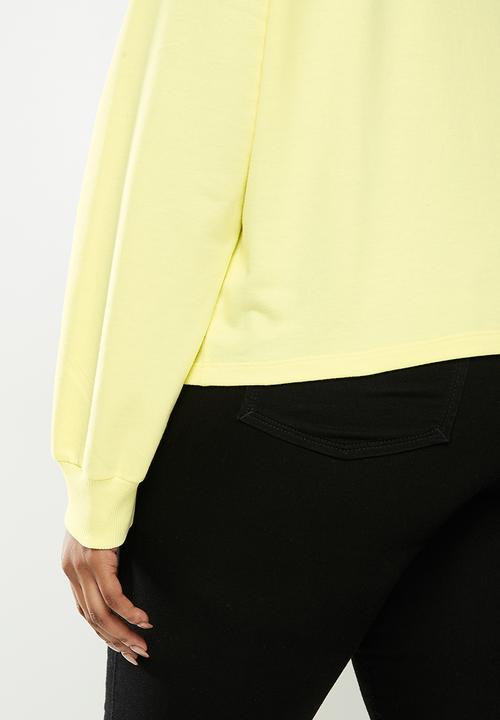 Blake - Cropped sweater - butter yellow plus