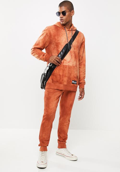 Flyersunion - Spectra-dye fleece jogger - orange
