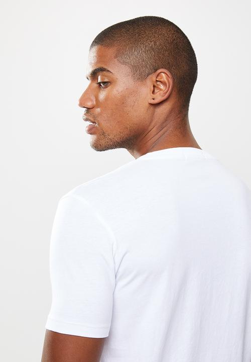 Replay - Replay retro stripe print tee - white