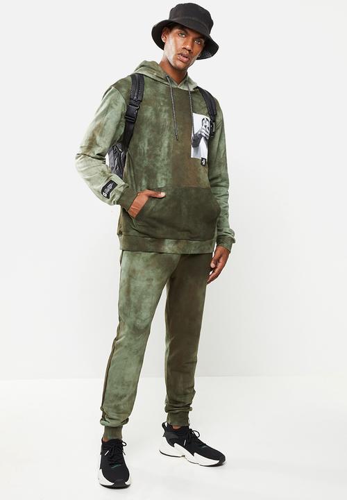 Flyersunion - Spectra-dye fleece jogger - olive