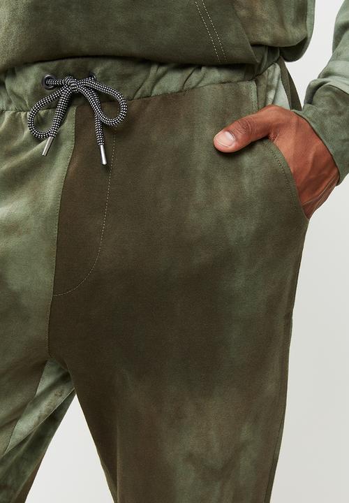 Flyersunion - Spectra-dye fleece jogger - olive