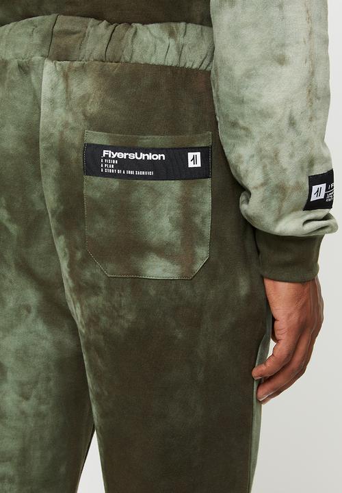 Flyersunion - Spectra-dye fleece jogger - olive