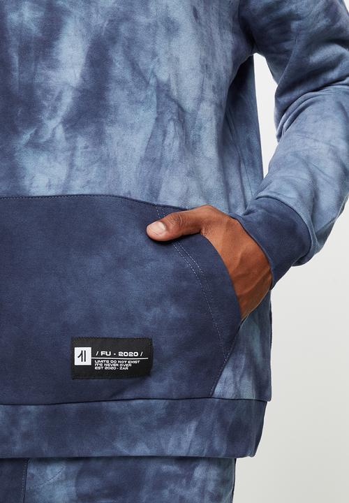Flyersunion - Spectra-dye fleece hoodie - navy