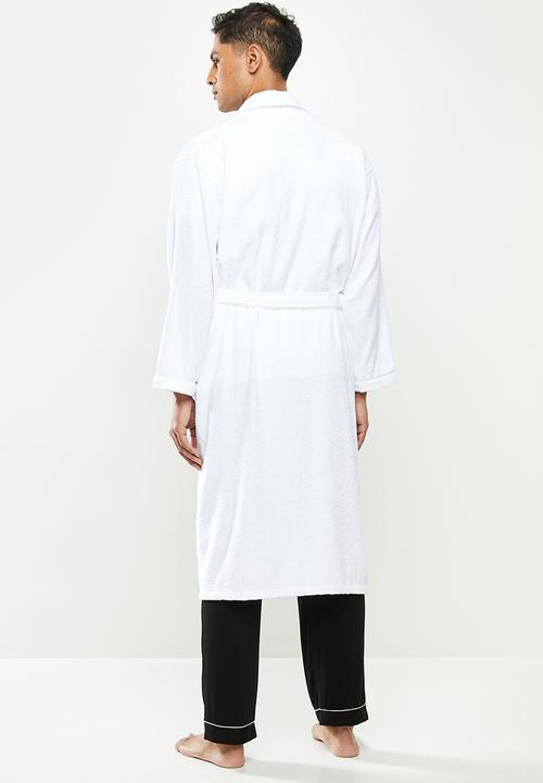 STYLE REPUBLIC - Towelling robe - white