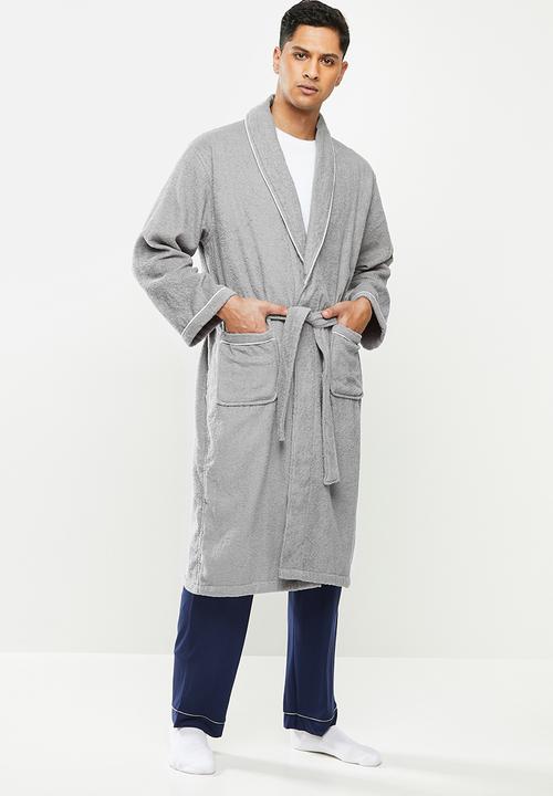 STYLE REPUBLIC - Towelling robe - grey