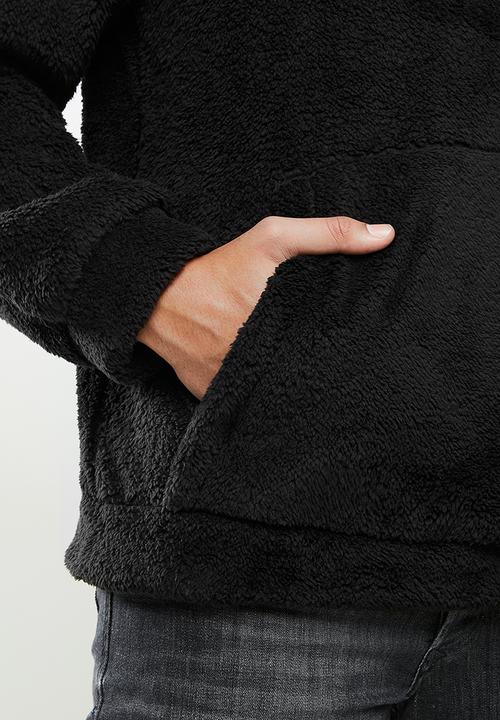 STYLE REPUBLIC - Sherpa hoodie - black
