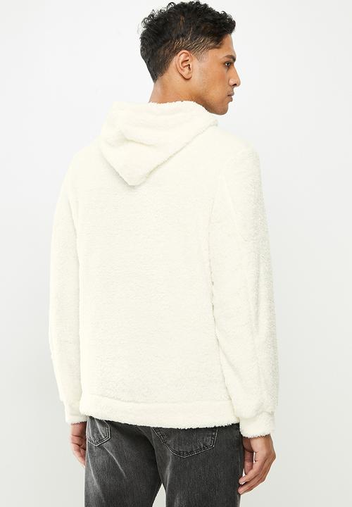 STYLE REPUBLIC - Sherpa hoodie - off white