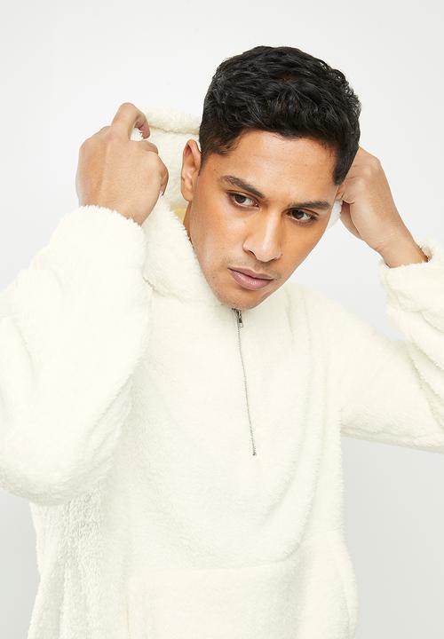 STYLE REPUBLIC - Sherpa hoodie - off white