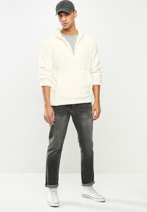 STYLE REPUBLIC - Sherpa hoodie - off white